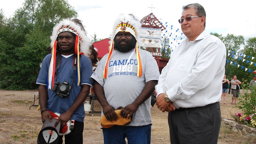 Martu people at Athabasca Basin